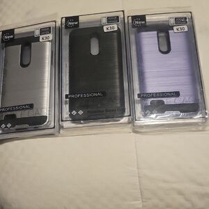 Vogue Design Protection Shell Professional Phone Case - Silver, Black, Purple